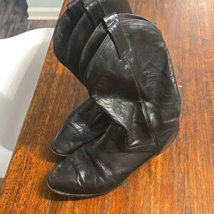 Mens vintage evenin star dancing cowboy boots size 12